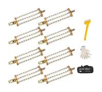 XINYIN Grilletes De Neumáticos con Múltiples Caras Antideslizantes Alto Y Extensible Asociaciones Acero Mangan Capacidad para Romper En Crisis Tiene Capacidad para 145 275 Mm Ancho Automóviles