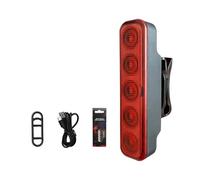 XINYIN Luz trasera de detección de freno avanzada, resistente al agua, ajuste automático, luz de sendero para ciclismo de carretera y luz trasera de bicicleta resistente a los impactos nocturnos