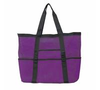 XINYIN Mesh Beach Bag Multifunction Large Beach Bags With Pocket Waterproof Breathable Handbag For Vacation Essential Portable Reusable Nylon Shopping Net Bag