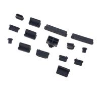 XINYIN MultiInterface - Cubiertas de silicona para puerto USB tipo C HDTV RJ45, protector de sellado a prueba de polvo, accesorios de computadora, juego de conectores de puerto de silicona