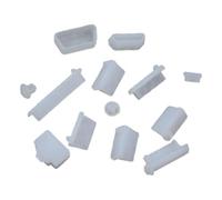 XINYIN MultiInterface - Cubiertas de silicona para puerto USB tipo C HDTV RJ45, protector de sellado a prueba de polvo, accesorios de computadora, juego de conectores de puerto de silicona