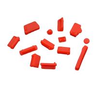 XINYIN MultiInterface - Cubiertas de silicona para puerto USB tipo C HDTV RJ45, protector de sellado a prueba de polvo, accesorios de computadora, juego de conectores de puerto de silicona