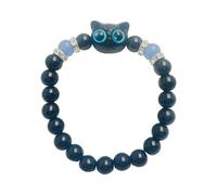 XINYIN Pulseras De Gatitos Brillantes con Cierre Magnético Brazalete Resina con Brillo Nocturno Regalos Joyería para Mujeres Parejas Mejores Amigos Pulsera Magnética Gatitos Regalos