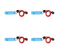 XINYIN Silbatos de 120 dB con cordón ajustable para kayak, pesca, canotaje, señalización, silbatos portátiles de supervivencia con clip de fijación rápida