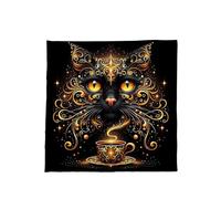 XINYIN Tarochi Artístico Lectura Tejido Durabilidad Meditaciones Matto Ocult para Meditaciones Rituales y Espirituales de Viaje.