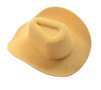 XINYIN Tiny Western Hat Ornament Miniature Western Embellishments for Costume and Holiday Decoration Sewing Accessories Tabletop Cowboy Decoration