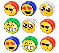 XinYouer 10PCS LED Yoyos para Niños, Regalos Cumpleaños Niños Colegio,Recuerdos de Fiesta,Plástico Yoyo para Principiantes Niños,Yoyo de Retorno Automático para Niños y Principiantes