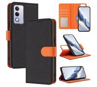 xinyunew Funda Magnética de Cuero Genuino 2 en 1 para OPPO A3 Pro/OPPO A3,Estuche Magnético [Bloqueo RFID][Función Stand] Funda Tipo Billetera de Cuero Desmontable Leather Case,Negro