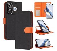 xinyunew Funda Magnética de Cuero Genuino 2 en 1 para Xiaomi Redmi Turbo 3/Poco F6,Estuche Magnético [Bloqueo RFID][Función Stand] Funda Tipo Billetera de Cuero Desmontable Leather Case,Negro