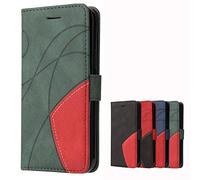 xinyunew Funda para OPPO Realme 8/ Realme 8 Pro,Cartera OPPO Realme 8/ Realme 8 Pro Funda,Lujo PU Cuero Billetera Carcasa con Acollador Magnético Flip Case - Verde