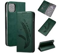 xinyunew Fundas Calcetín para Honor X30/Honor X9/Magic 4 Lite,Cuero PU Carcasa,Tipo Libro Flip Case con Tarjetas y Cartera,Soporte Plegable,Cierre magnético,Capa,Verde