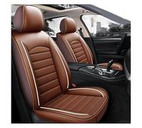 XINYUNFEI Coche Fundas Asientos para Beetle Phaeton Multivan Magotan Touareg, Cuero Coche Fundas Asientos Impermeables Transpirable Coches Interior Accesorios, 5 Plazas(Brown)