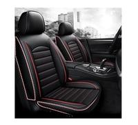 XINYUNFEI Coche Fundas Asientos para MG 4 EV MG4 Electric 2023 2024 2025, Cuero Coche Fundas Asientos Impermeables Transpirable Coches Interior Accesorios, 5 Plazas(Black+Red)