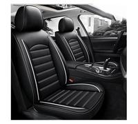 XINYUNFEI Coche Fundas Asientos para Renault Scenic III 2009 20-2026, Cuero Coche Fundas Asientos Impermeables Transpirable Coches Interior Accesorios, 5 Plazas(Black+White)