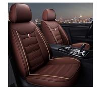 XINYUNFEI Funda de asiento de coche para Dodge Journey SUV 2008-2020, cojín de cuero de primera calidad impermeable y resistente al desgaste, fundas de asiento delantero auto protección(Coffee)