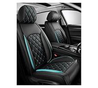 XINYUNFEI Fundas Asientos Coche para Fiat Brava Bravo Doblo Fiorino Fiorino Qubo, Juegos de Cubreasientos Cuero Impermeables Coche Fundas Asientos Interior Accesorios(Blue-Green)