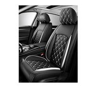 XINYUNFEI Fundas Asientos Coche para Renault Clio 5/4/3 Estate 2001-2024 2025 2026, Juegos de Cubreasientos Cuero Impermeables Coche Fundas Asientos Interior Accesorios(White)