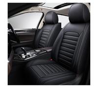 XINYUNFEI Fundas Asientos Coche para Renault Kadjar 2015 2016-2022, Universal Juegos Cubreasientos Delanteros Funda Asiento Protector-2 Piel Plazas(Black)