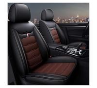 XINYUNFEI Juego completo de 2 fundas de asiento de coche para Ford Mondeo Estate 2014-2021, fundas de asiento de coche, para todo tipo de clima, cuero sintético impermeable y transpirable (café negro)