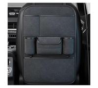XINYUNFEI Organizador Asiento Coche para VW Amarok Arteon Atlas Atlas Cross Sport, Organizador Asiento Coche Niños, Universal Multi-Bolsillo Protector Trasero, Fácil de Limpiar Organizador(Black,One)