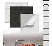 XINZI Paneles acústicos 3D, diseño de azulejos, paneles acústicos autoadhesivos, aislamiento acústico, paneles de pared, aislamiento acústico, revestimiento de pared, tratamiento acústico, placas de
