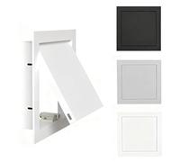 xinzyxx Panel De Acceso - Marco De Aluminio, Anti-Golpes Y Anti-Deformación, Apertura Sencilla Por Presión, Instalación DIY Fácil, Oculta Cables/Tubos/Contadores, 3 Colores(Blanco,340 * 340MM)