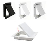 xinzyxx Panel De Acceso, Panel De Inspección Magnético, Puerta De Inspección Robusta, para Techos, Muros, Paredes Secas Y Láminas De Yeso, Instalación Fácil(Gray,160 * 160MM)