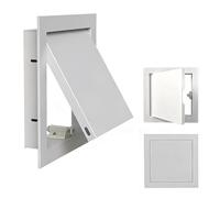xinzyxx Panel De Acceso Versátil para Interior Y Exterior - Fácil Instalación Sin Herramientas, para Casas/Oficinas/Sótanos, Mantenimiento De Equipos, Panel De Inspección(Gray,160 * 160MM)