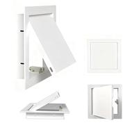 xinzyxx Panel De Registro para Pared Y Techo, para Tuberías Y Conductos, Puerta De Inspección Versátil, Funcionamiento Sin Esfuerzo Al Presionar El Borde para Abrir Y Cerrar(Blanco,290 * 290MM)