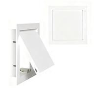 xinzyxx Tapa De Registro Empotrable, Puerta De Inspección, Panel De Acceso Metálico - Blanco/Negro/Gris - Tapa Cuadro Electrico, Cables, Medidores, Tuberías(Blanco,290 * 290MM)