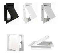 xinzyxx Tapa De Registro, Panel De Acceso, para Reformas Y Mantenimiento Del Hogar, Uso Interior Y Exterior para Renovaciones Residenciales Y Comerciales - Negro/Blanco/Gris(Gray,160 * 160MM)