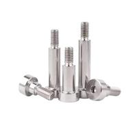 XIOKLM 1/10 Uds M2 .5 M3 M4 M5 M6 M8 M10 M12 304 hexagonal de acero inoxidable tapa cabeza Allen hombro rodamiento rodillos tornillo(20mm,5Pcs 5-M4)