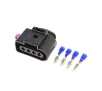 XIOKLM 1-20Sets 4 Pin 1J0973824 1J0973724 3.5 Series Ignition Coil Plug Automotive/Sensor Socket Universal Connector(Female,1 Sets)