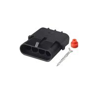 XIOKLM 1/5/20 Sets 2.5 Series 1 3 4 6 Pin Automotive Female Male Weather Pack Socket Plug Automobile Connector(Male,20 Sets)