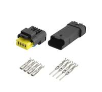 XIOKLM 1 Juego de Enchufe eléctrico FCI Impermeable 4 Pines y,5mm 211 PC042S4021 Conector arnés cableado automotriz 211PC042S4021(Ivory)