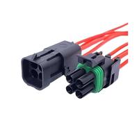 XIOKLM 1 Unidad, 2, 3, 4, 6 Pines,5 MM, Enchufe for Paquete meteorológico automático, Conector Macho Hembra Impermeable, arnés de Cables 12015792 12015797(4 Pin B)