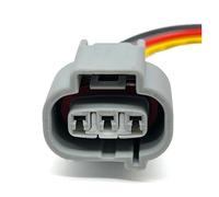 XIOKLM 1 Unidad de 3 Pines, Sensor Velocidad del vehículo, medidor, arnés Cables, Conector electrónico Impermeable automático DJ7037FA-2.2-21(10 Pcs)