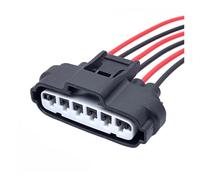 XIOKLM 1 Unidad de 6 Pines 7283-1968-30, Enchufe restrictor Acelerador automático, válvula Pedal 90980-11858, Conector electrónico, arnés Cables(6P Female,20 Pcs)