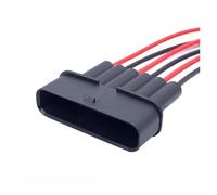 XIOKLM 1 Unidad de 6 Pines 7283-1968-30, Enchufe restrictor Acelerador automático, válvula Pedal 90980-11858, Conector electrónico, arnés Cables(6P Male,5 Pcs)