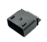 XIOKLM 1 Unidad de medidor Flujo Aire Coche 18 Pines 2203663-6 ECU, Conector electrónico arnés cableado Acc 1488533-6 1488533-5(18Pin Black Male,5 Pcs)