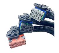 XIOKLM 1 Unidad, Paquete de 3 Conectores OH6, Ordenador Motor, Placa ECU, arnés cableado, Enchufe 64320-3311 64319-1218 64320-1319(Brown Grey Black)