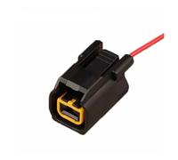 XIOKLM 1 Unidad Pin QLW 6,3mm Conector Impermeable arnés de Cables Enchufe Alta Corriente 7222-2418-30 QLW-A-1F QLW-A-1M/coche Motocicleta yate(1Pin Female,10 Pcs)