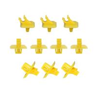 XIOKLM 10 piezas OE# 68294220AC Clip de varilla soporte capó compatible con Wrangler Gladiator 2018 en adelante