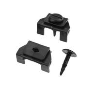 XIOKLM 10 Uds sujetador de retención Clip de retención de parachoques delantero retenedor de guardabarros sujetadores negros 53879-28010 538790R010