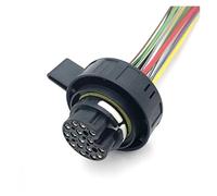 XIOKLM 16 Pines 420973716 Auto 0B5 Enchufe de Caja Cambios Doble Embrague Cuerpo válvula Conector Impermeable arnés Compatible A6 Q5 420 973 716(16P A)