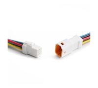 XIOKLM 2 3 4 6 8 Pin JWPF 0,7 MM Auto Impermeable Conector Micro electrónico con Cable Enchufe Trasero cableado arnés JST-02T(6P Wire Harness)