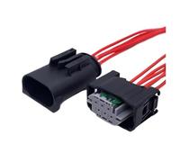 XIOKLM 2 3 4 6 8 Pines Sensor de Marcha atrás del Coche Conector electrónico arnés Cables Enchufe Impermeable 1-967644-1 968402-1(6P Female and Male)