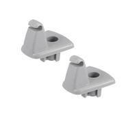 XIOKLM 2 piezas OE# 1EJ51BD1AA Clip de soporte for visera solar compatible con 300 2005-2007(GRAY 2PCS)