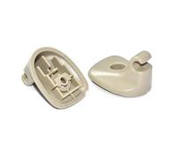 XIOKLM 2 piezas OE# 1GW25DW1AA Clip de retención soporte visera solar GRIS NEGRO BEIGE(GEIGE 2PCS)