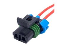 XIOKLM 2 Pines 15300027 Sensor Enchufe del Ventilador Conector electrónico Impermeable automático arnés de Cables 15300002(2 Pin Female,1 Pc)